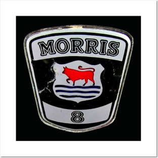 Morris 8 classic car grille badge Posters and Art